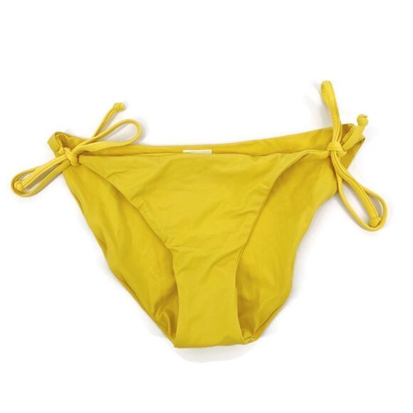 Becca Color Code Yellow Tie Side Hipster Bikini Bottoms Lg NWOT - Picture 7 of 7